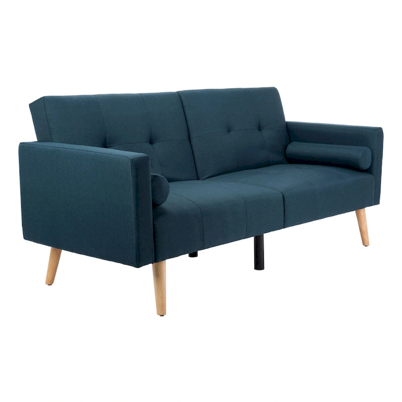 Foldable Futon Bed with Pillow