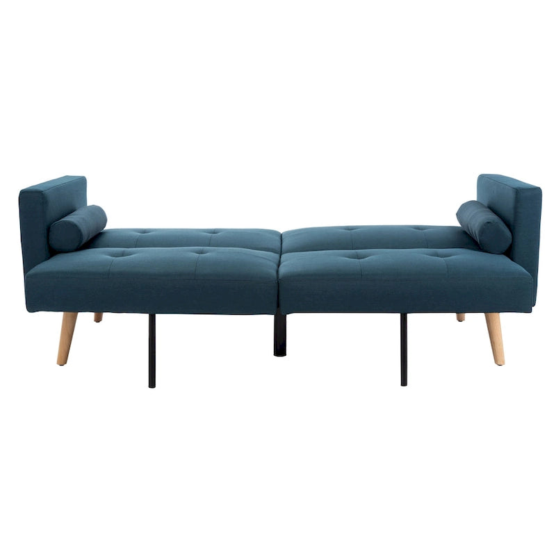Foldable Futon Bed with Pillow