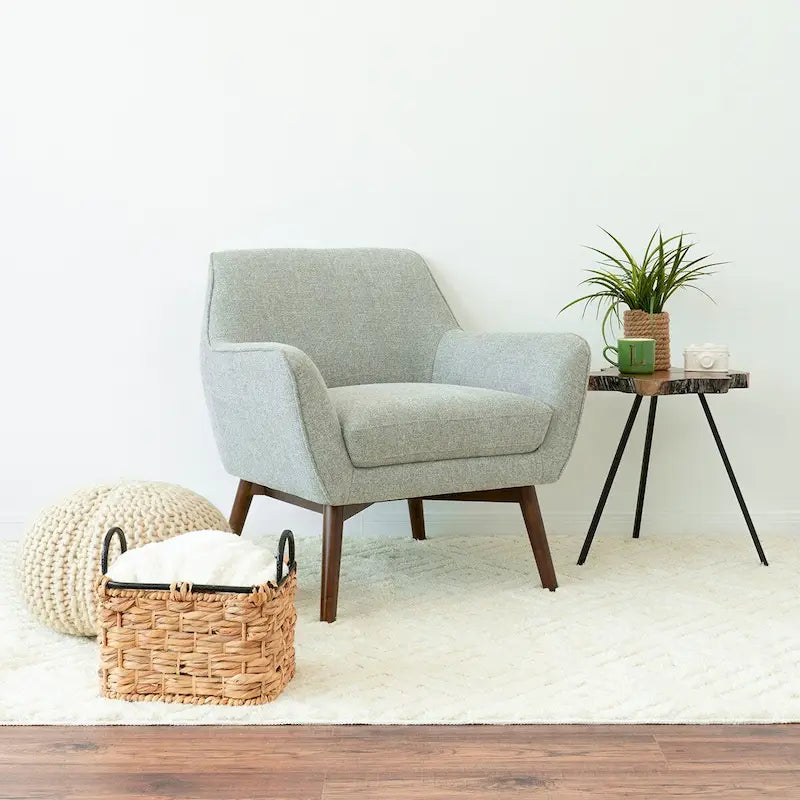 Furniture Style Wide Accent Armchair