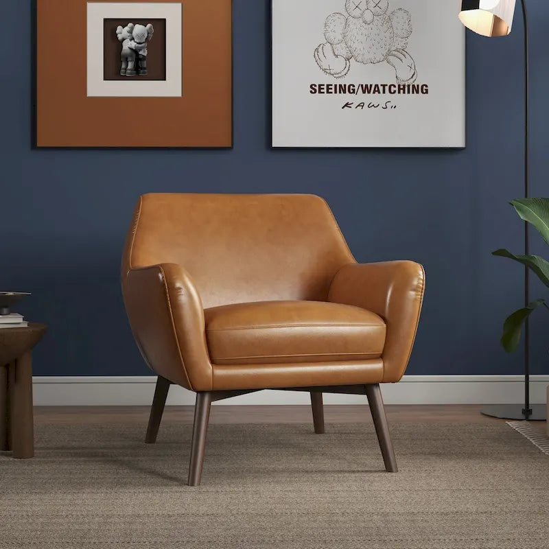 Furniture Style Wide Accent Armchair