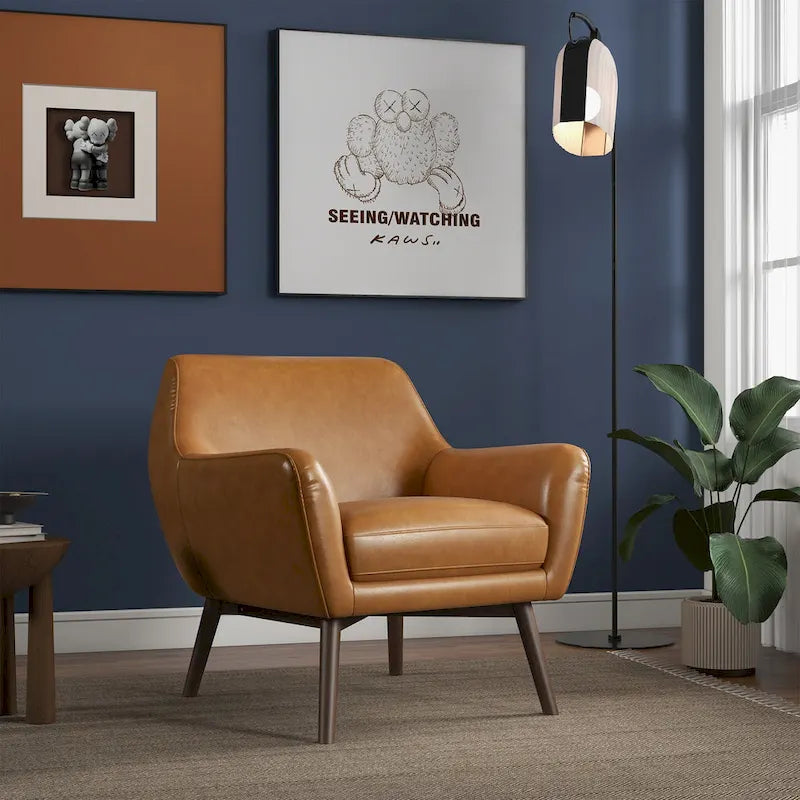 Furniture Style Wide Accent Armchair
