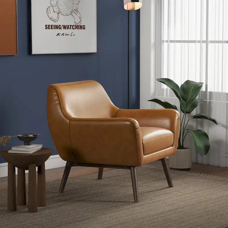 Furniture Style Wide Accent Armchair