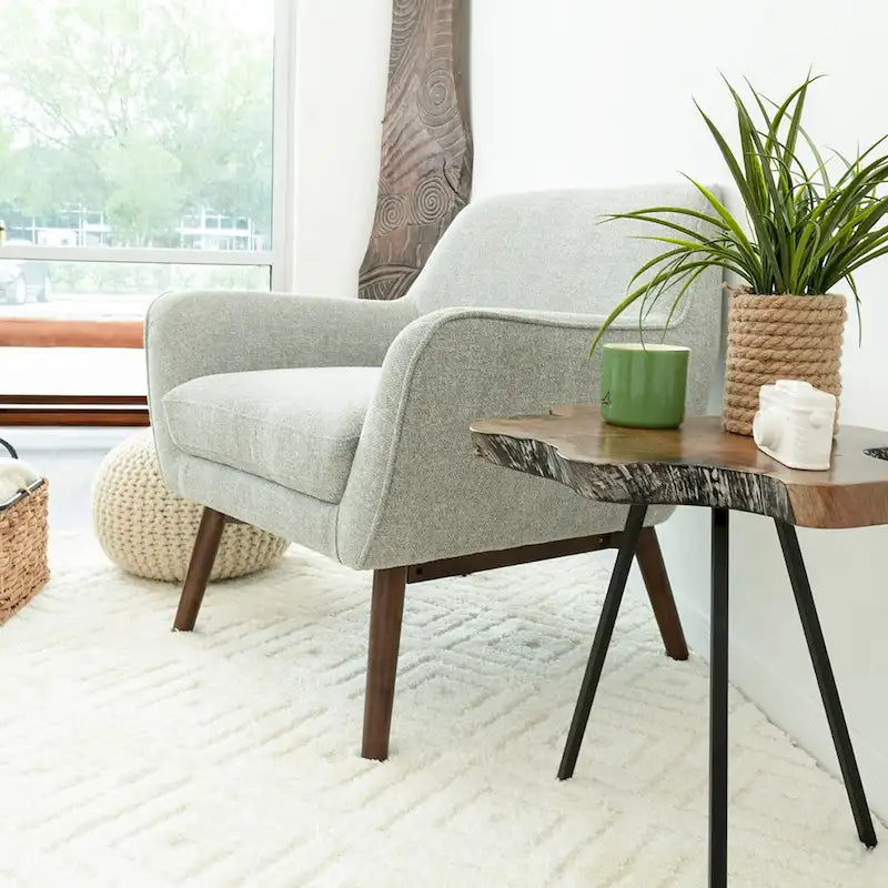 Furniture Style Wide Accent Armchair