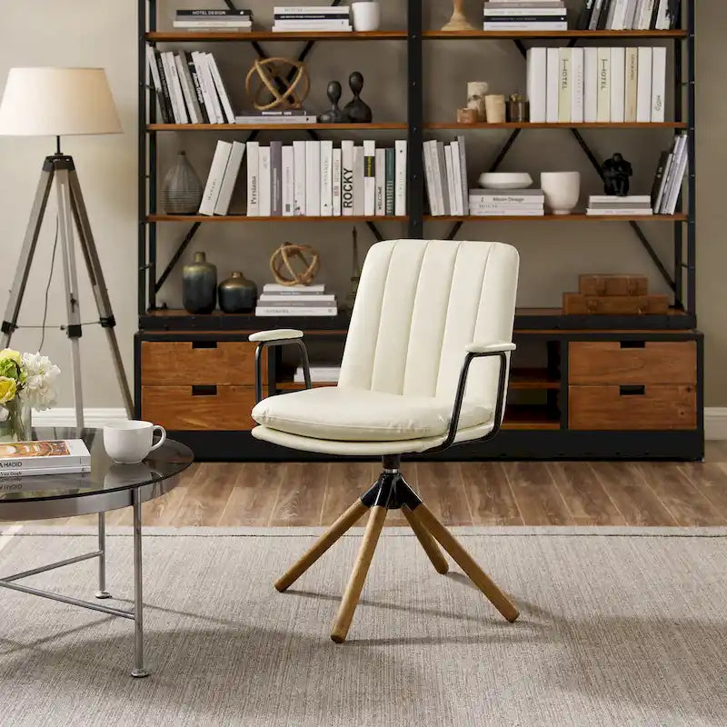 Set of 2 Mid-century Swivel Home Office Chair