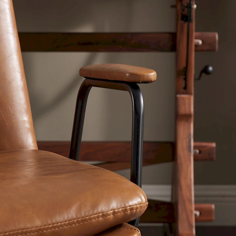Set of 2 Mid-century Swivel Home Office Chair