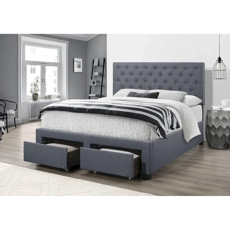 Copper Grove Naarden Panel Storage Bed