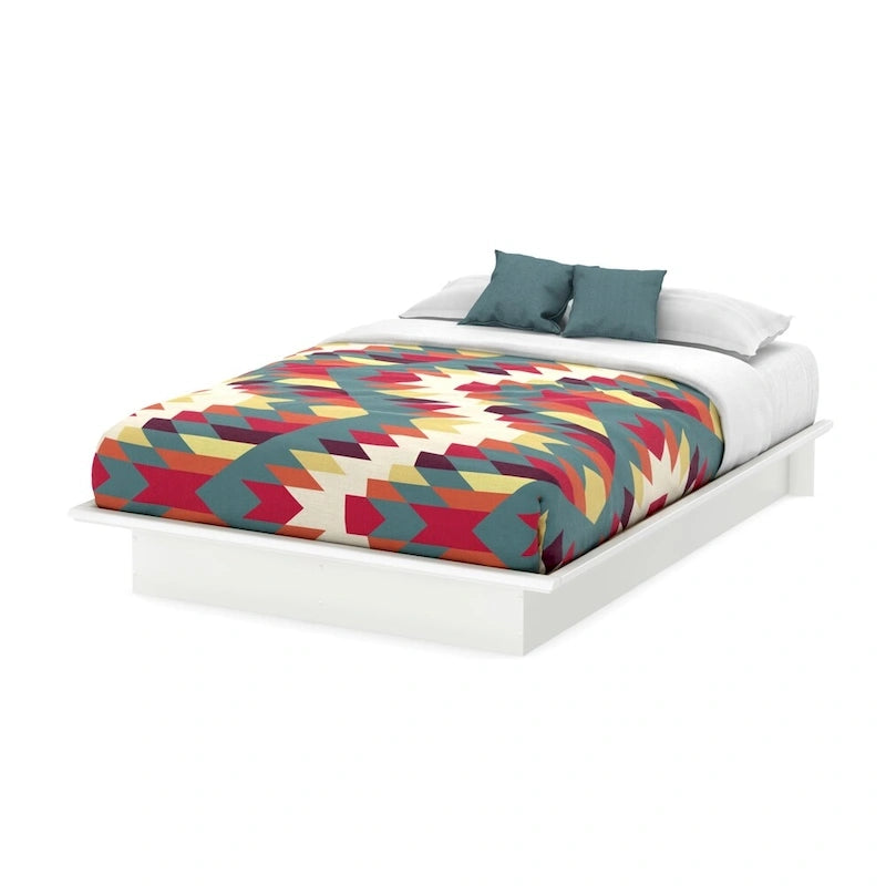 Queen Platform Bed and Headboard (54/60)