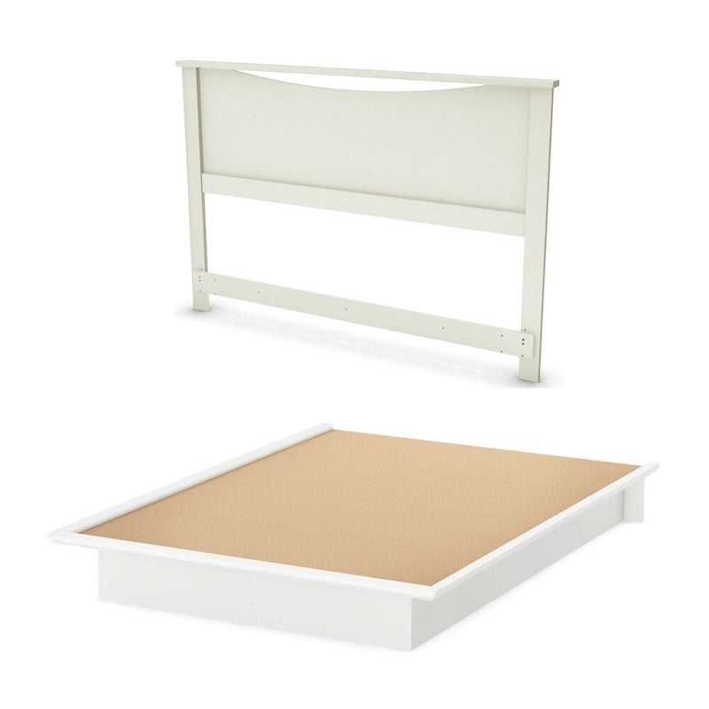 Queen Platform Bed and Headboard (54/60)