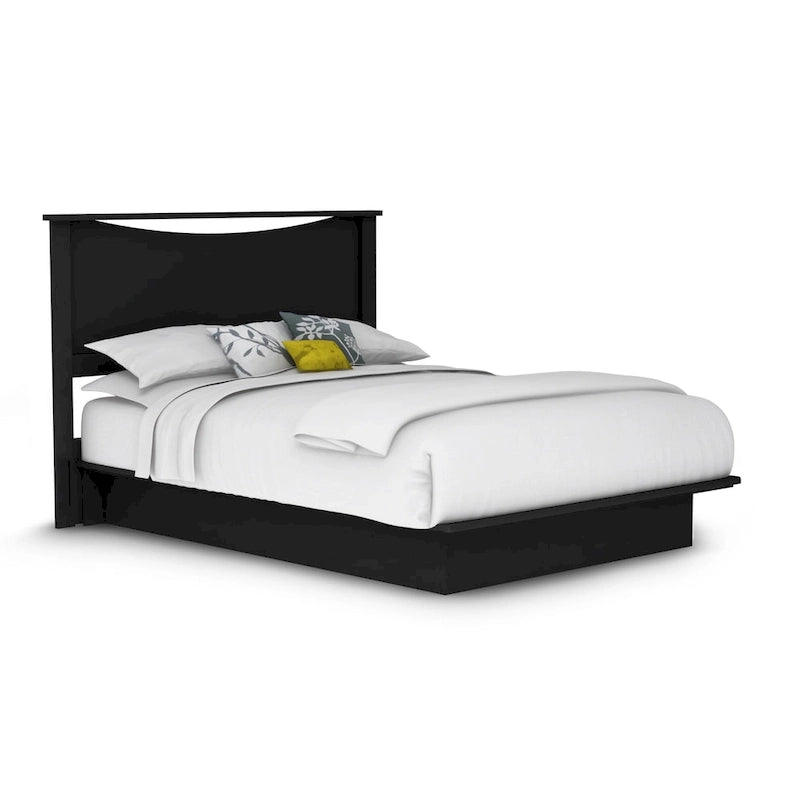 Queen Platform Bed and Headboard (54/60)
