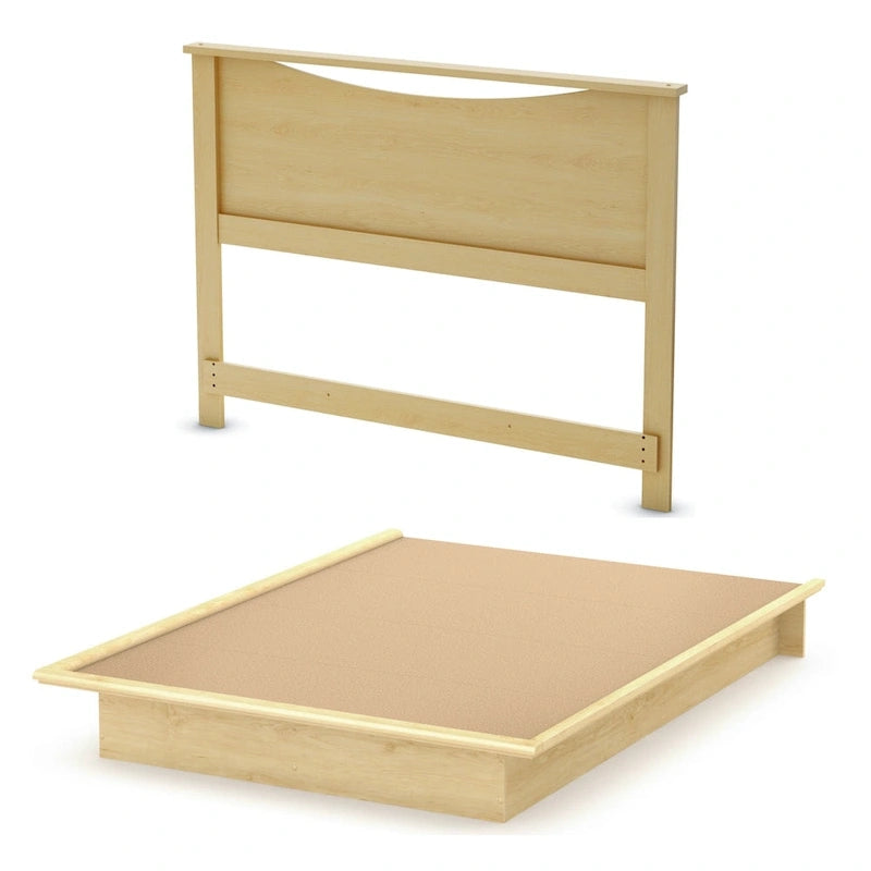 Queen Platform Bed and Headboard (54/60)