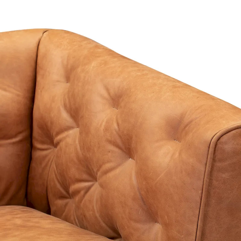 Lounge Chair - Full Grain Genuine Italian Leather