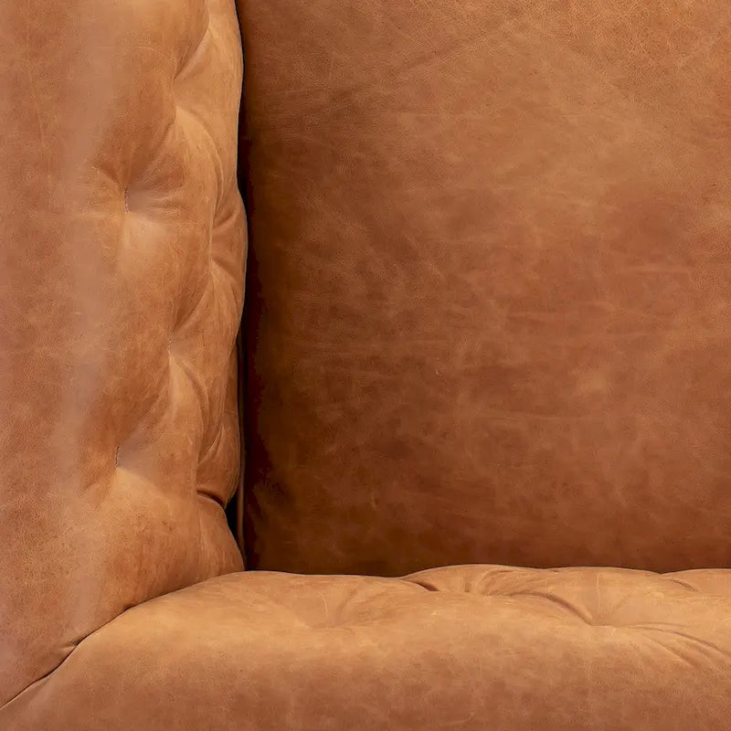 Lounge Chair - Full Grain Genuine Italian Leather