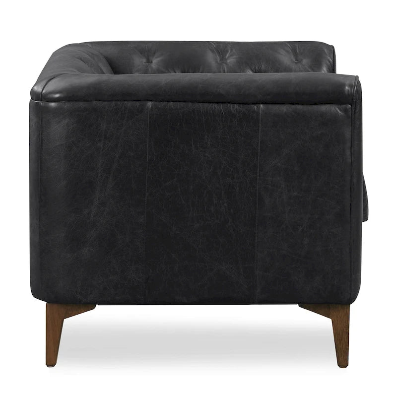 Lounge Chair - Full Grain Genuine Italian Leather
