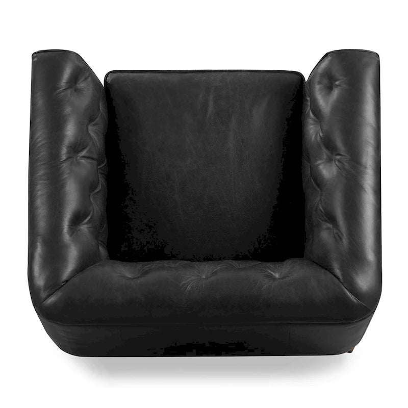 Lounge Chair - Full Grain Genuine Italian Leather