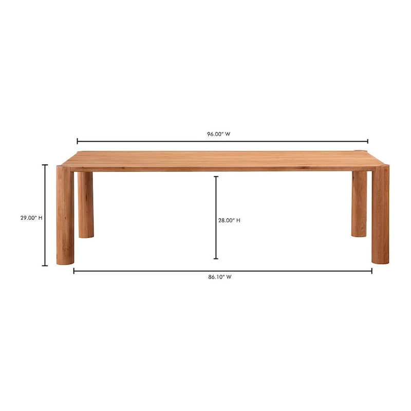 Modern Solid Oak Dinning Table